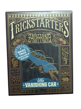 Trickstarters The Vanishing Car by Zach King - Blue & Gold Box